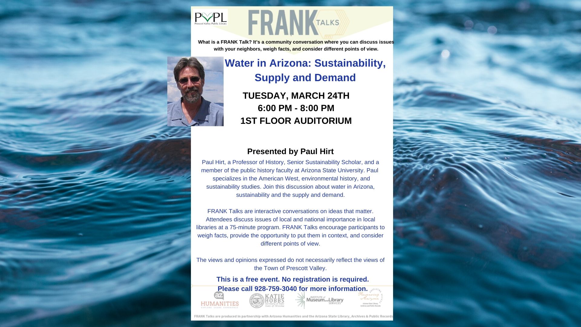Frank Talks – Water in Arizona: Sustainability, Supply and Demand 