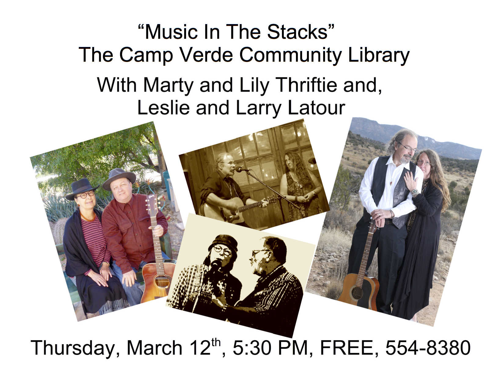 March 20 Music in the Stacks