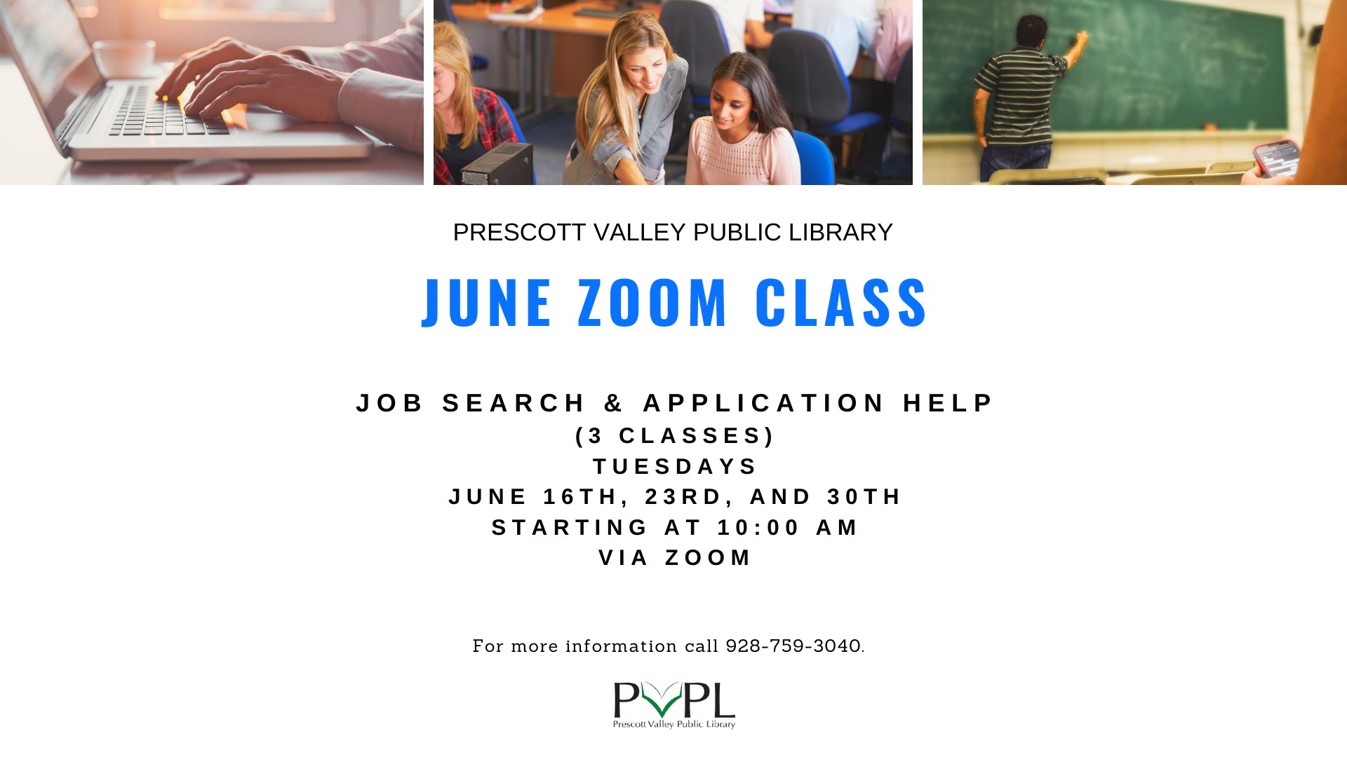 Job Searching and Job Application Skills (3 Weeks) via ZOOM Registration is Required
