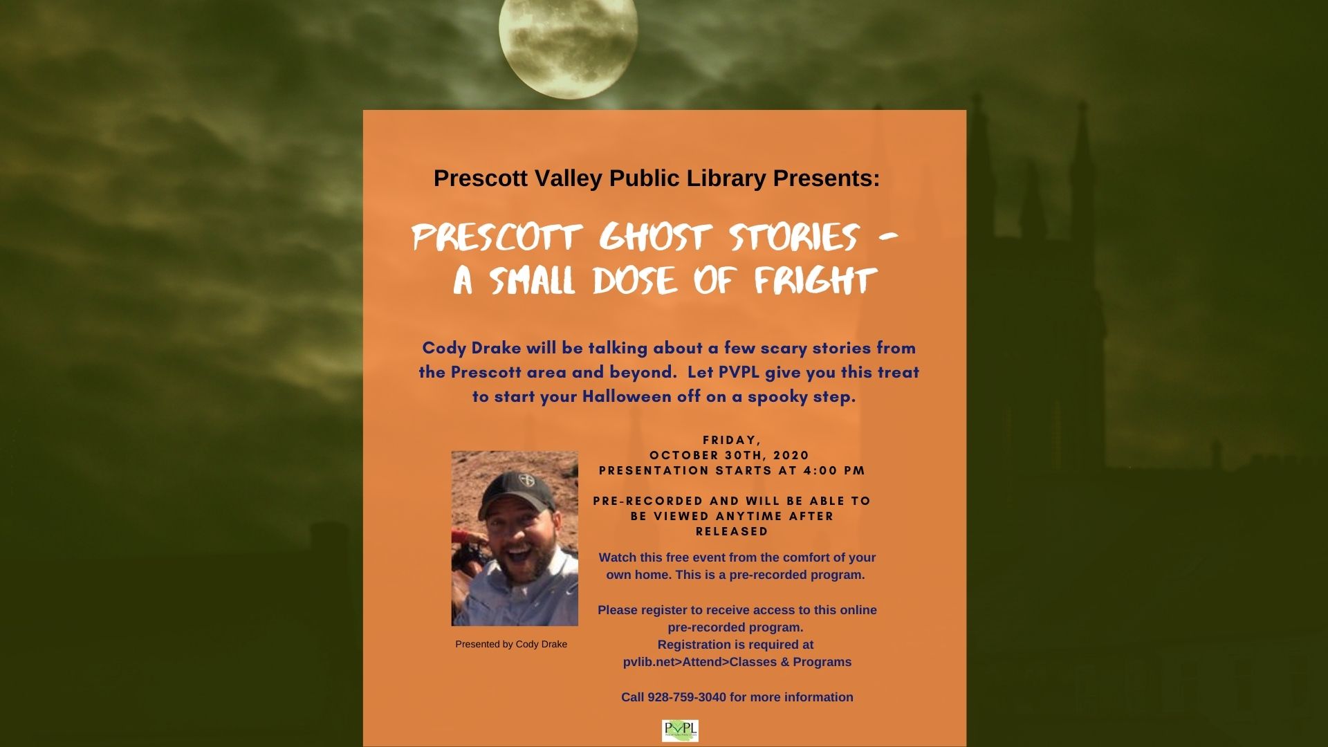 Prescott Ghost Stories –A Small Dose of Fright 