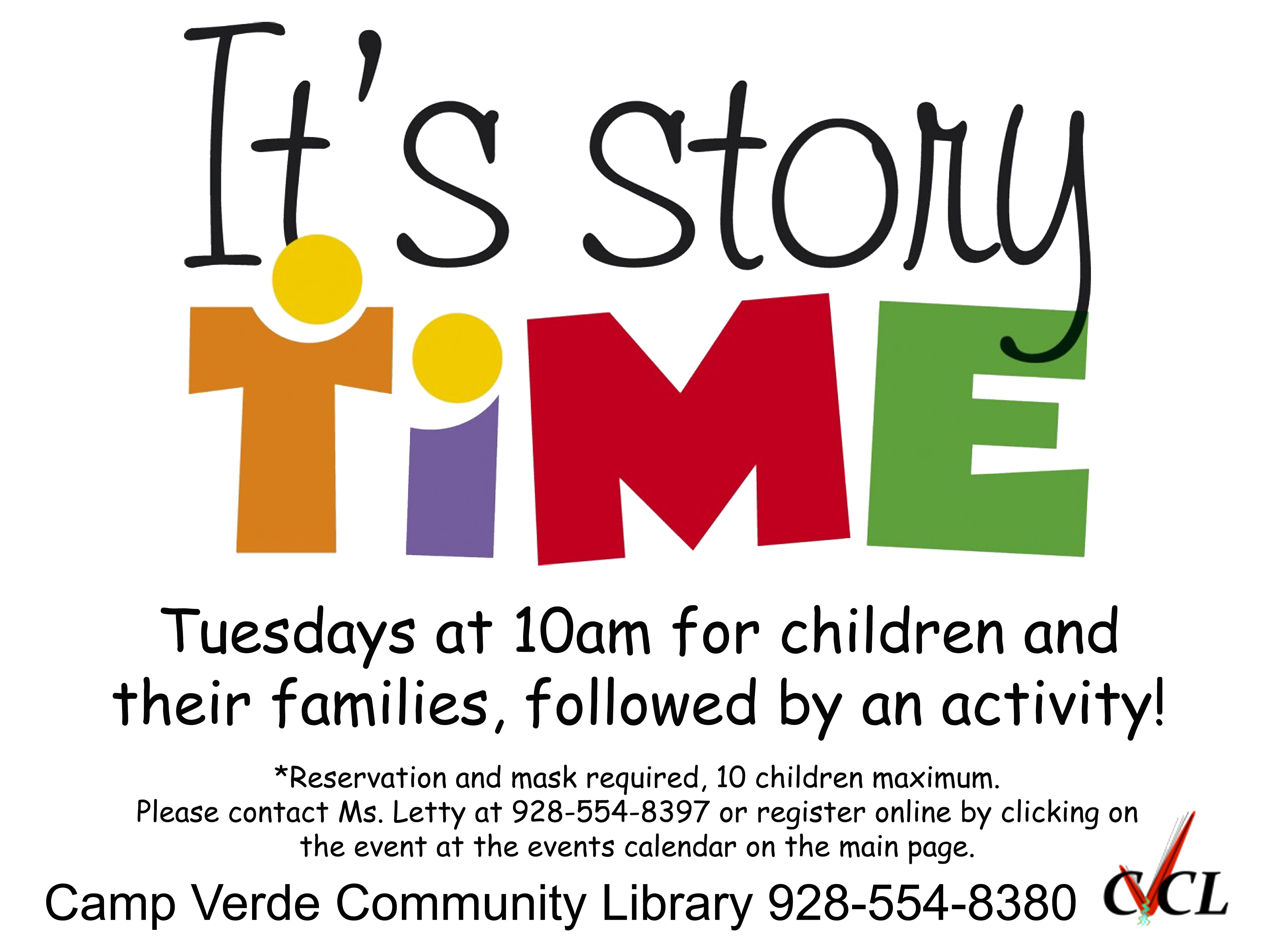 Story Time flyer 