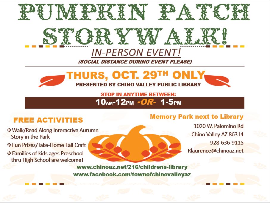 Pumpkin Patch Storywalk