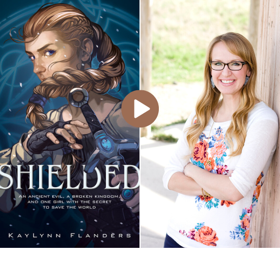 Image of Book Cover for Shielded and photo of author KayLynn Flanders