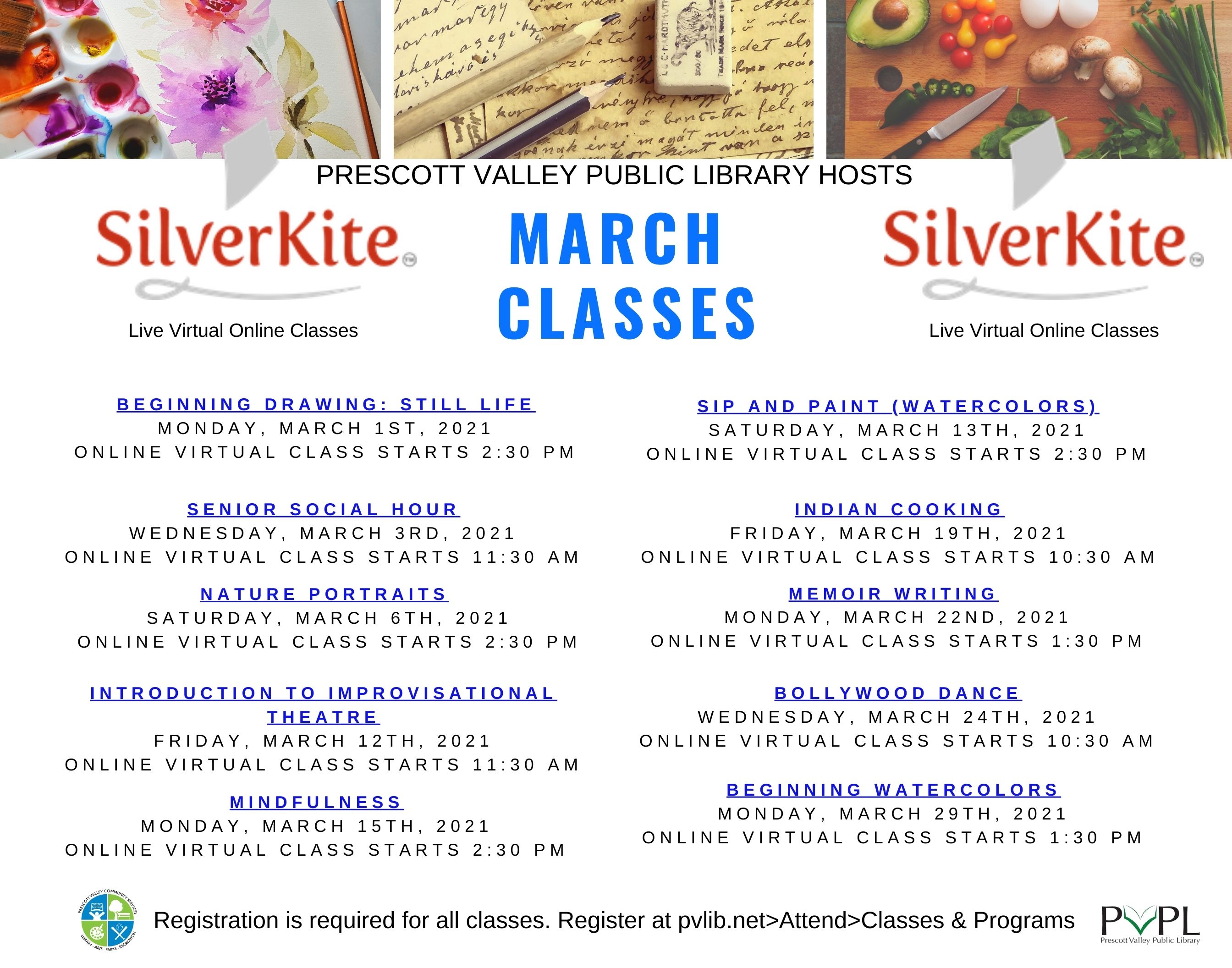 SilverKite March Classes