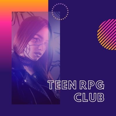 Image of Teen RPG Club with a cyber girl.