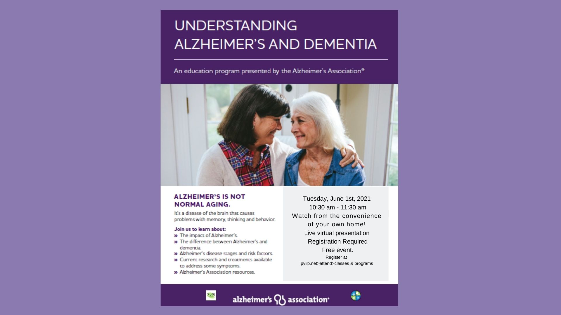 Alzheimer’s Association: Understanding Alzheimer’s Disease and Dementia