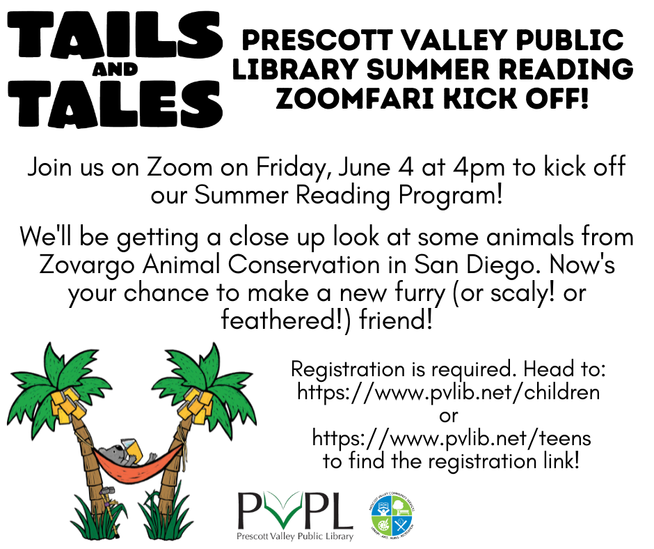 Tails&Tales Zoomfair Kickoff on June 4 at 4pm