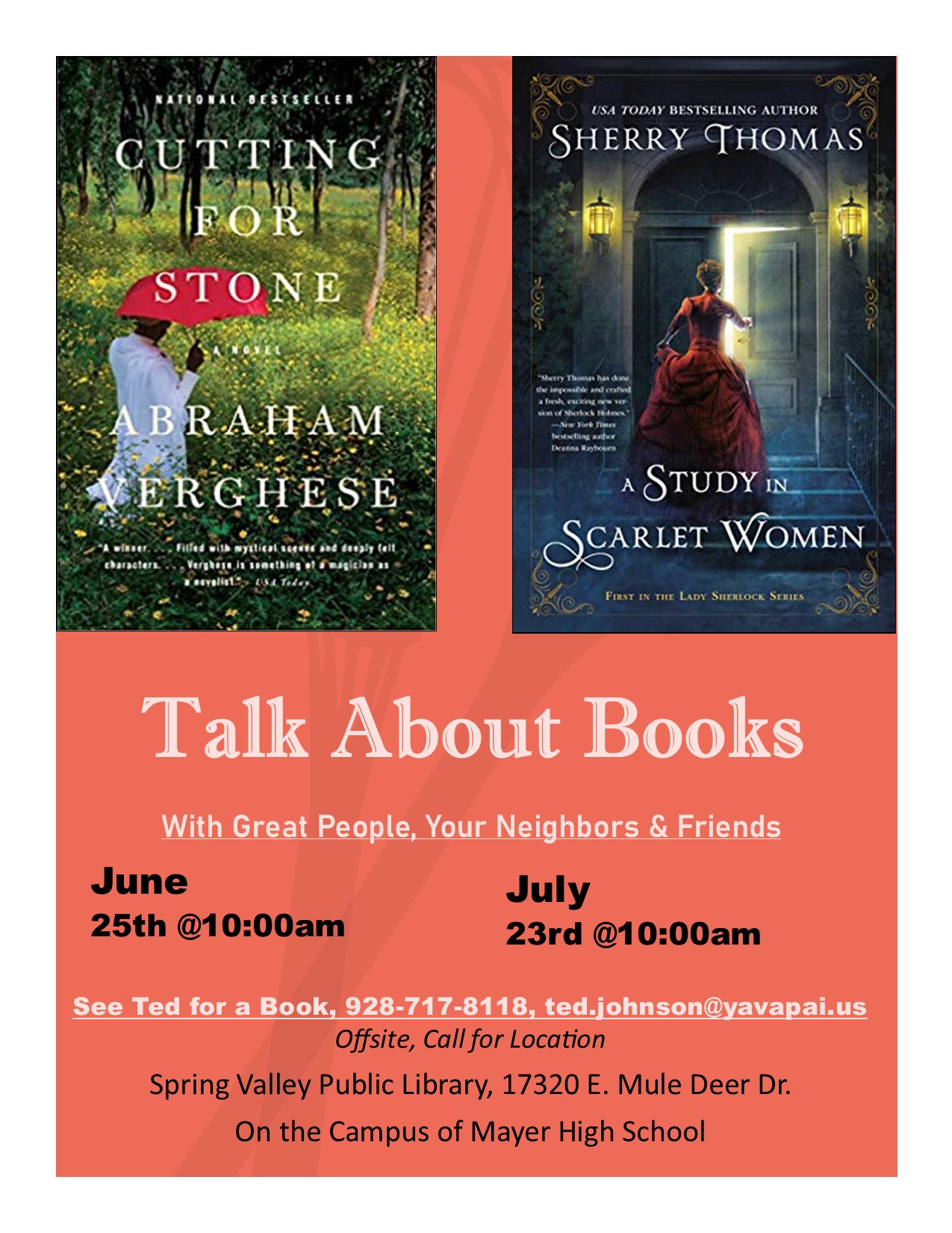 Book Discussion Flier