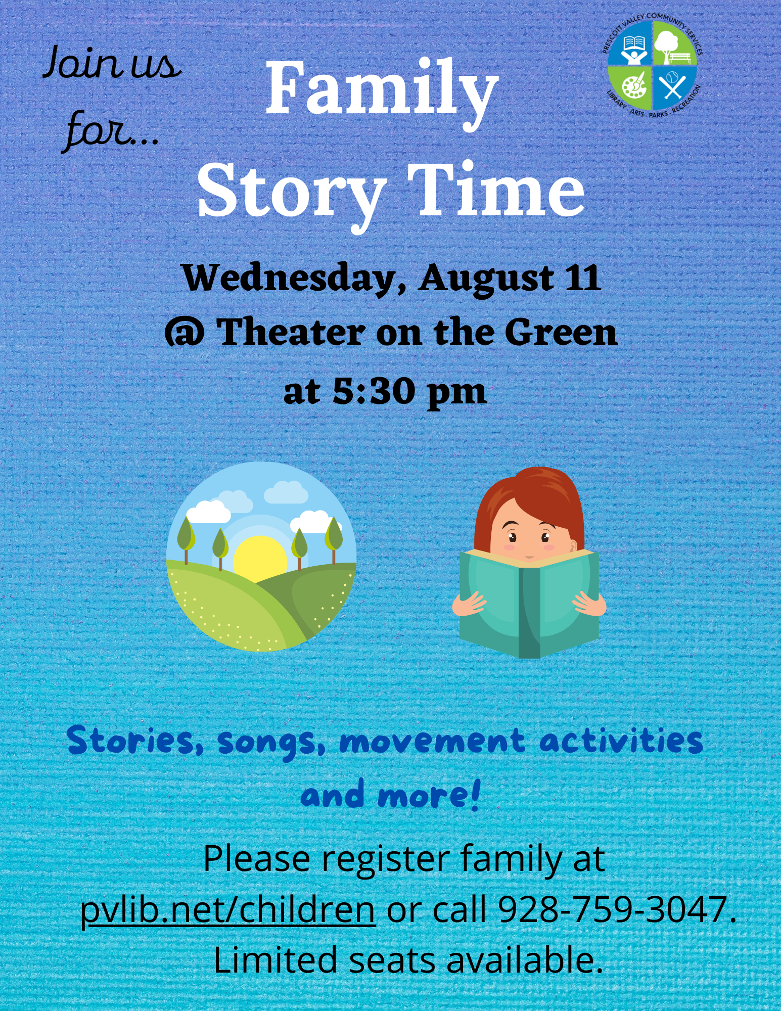 Family Story Time - August 11, 2021