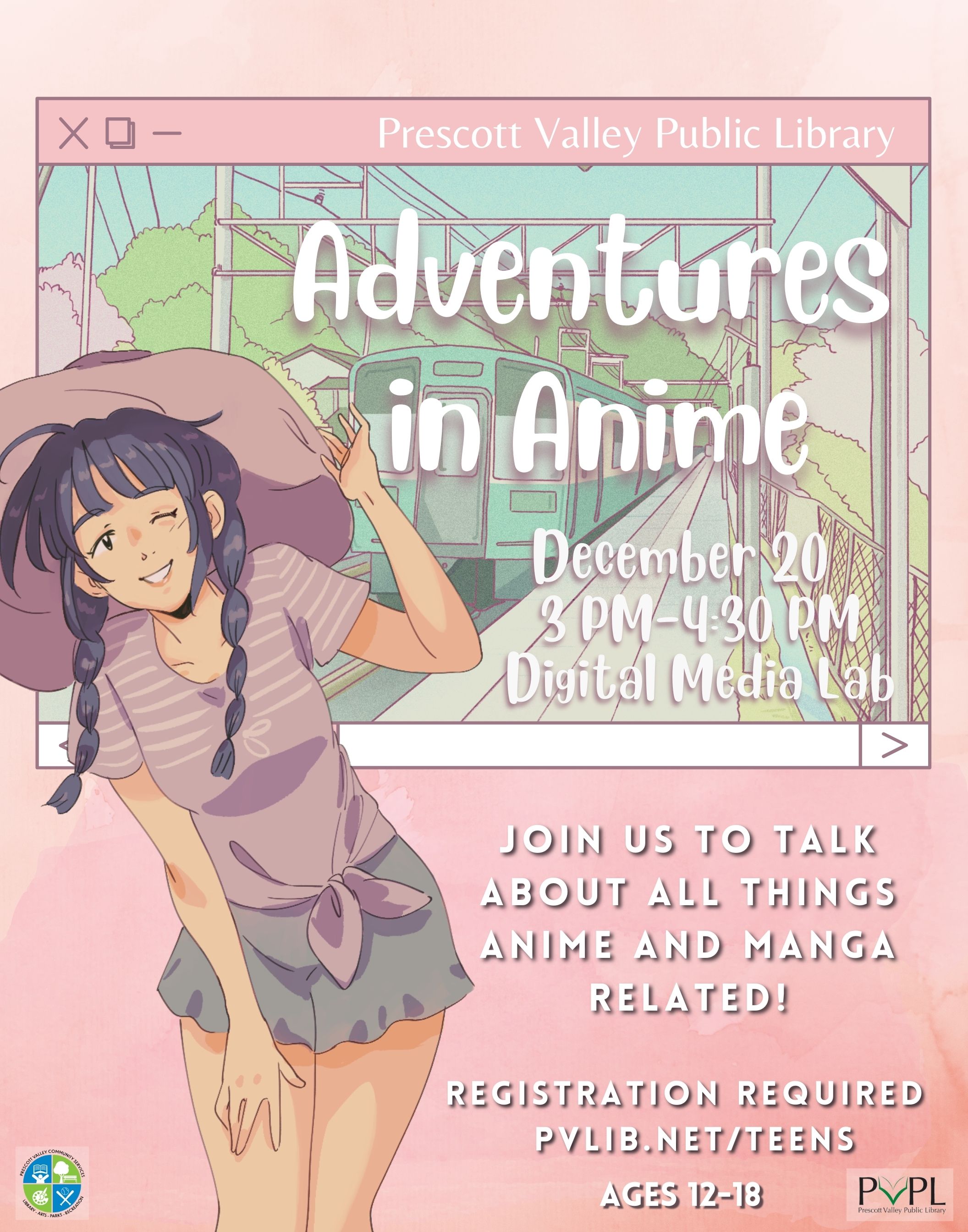 Image of Adventures in Anime Flyer