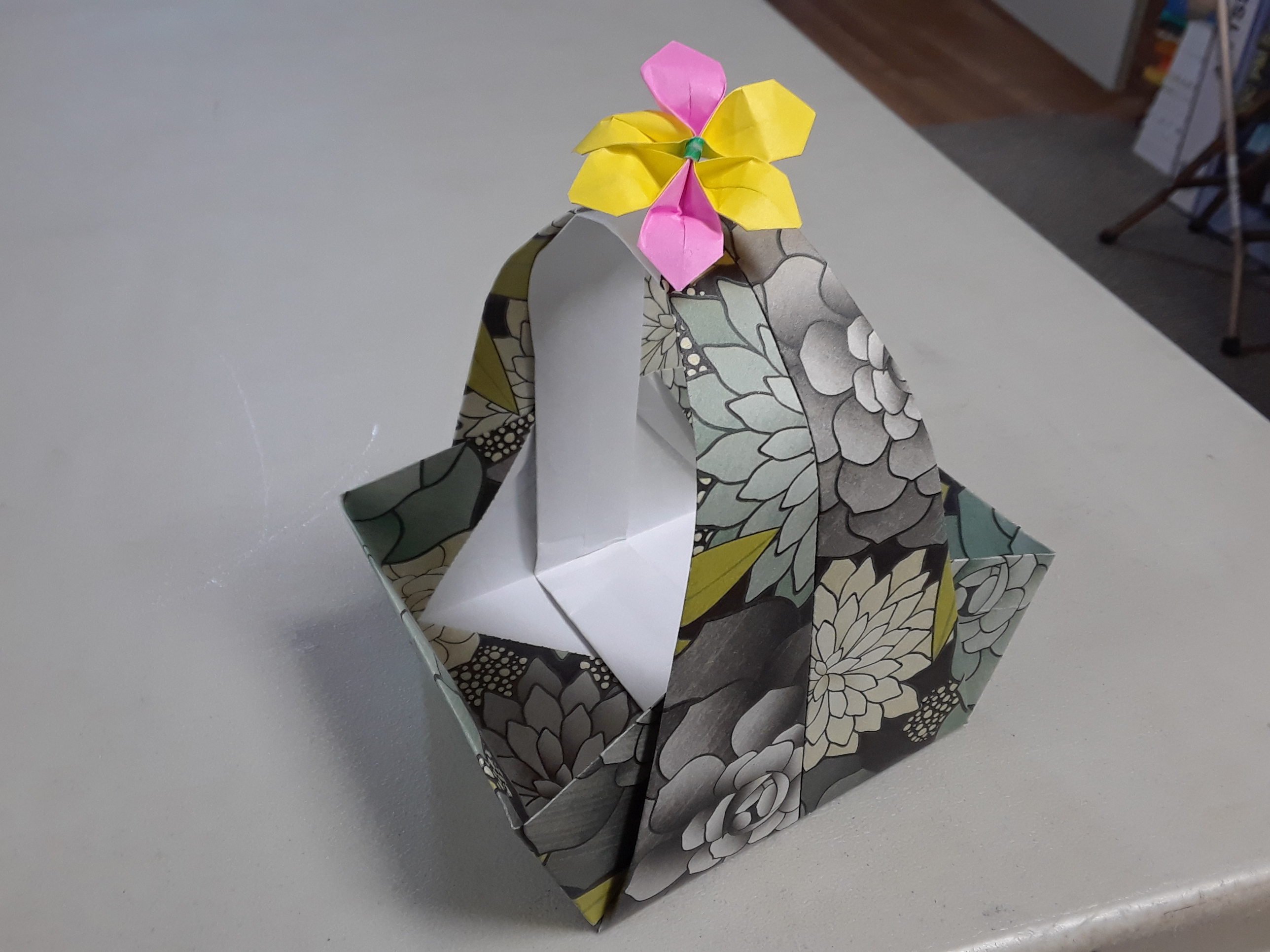 origami basket