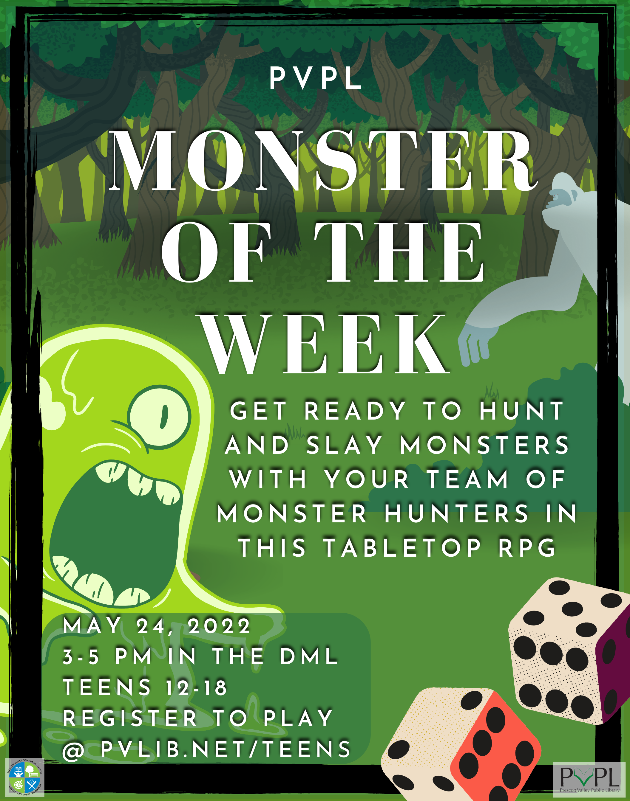 Flyer for Monster of the Week
