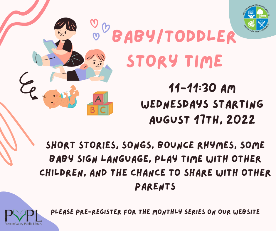 baby and toddler time flyer
