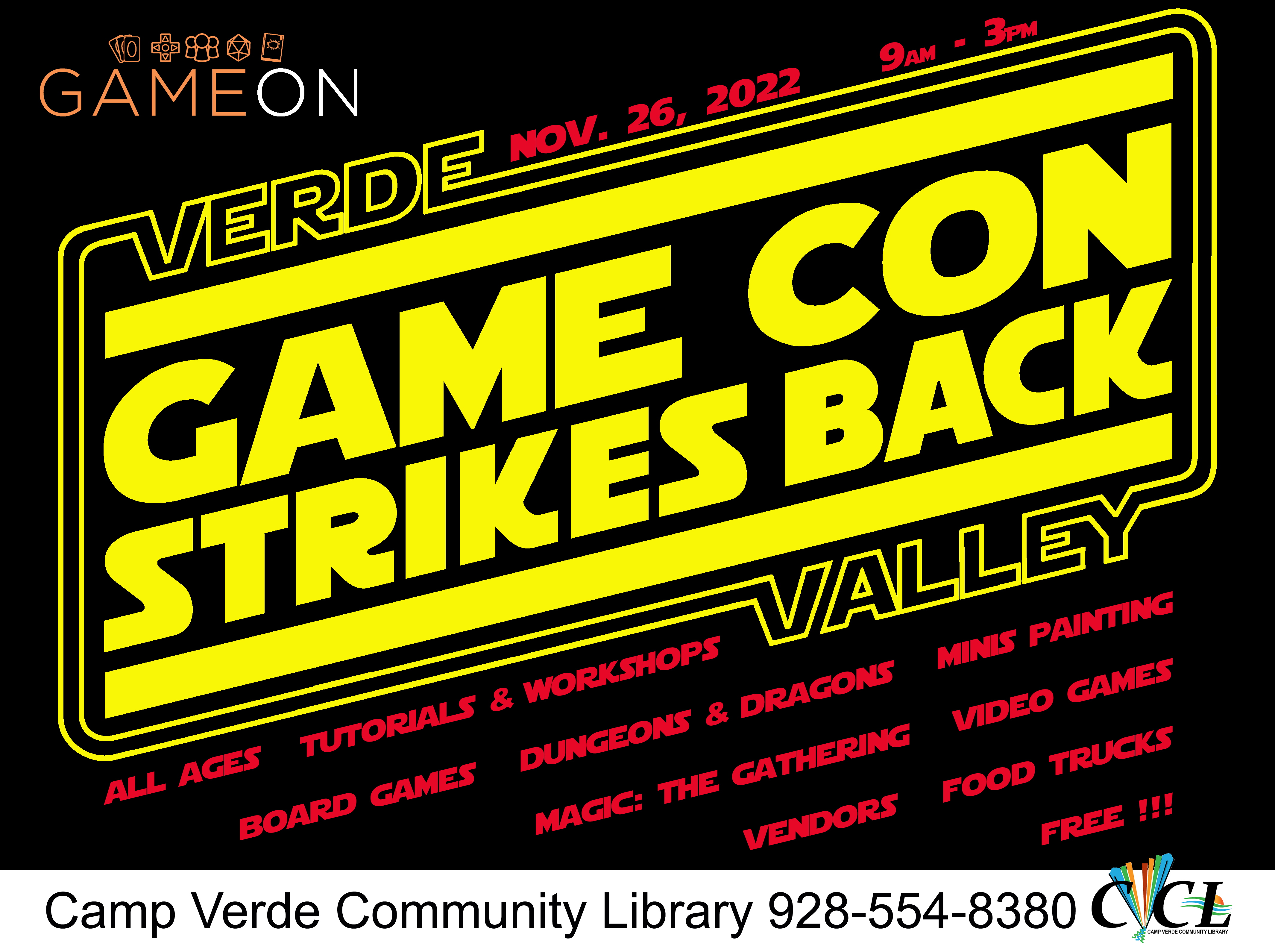 Game Con flyer