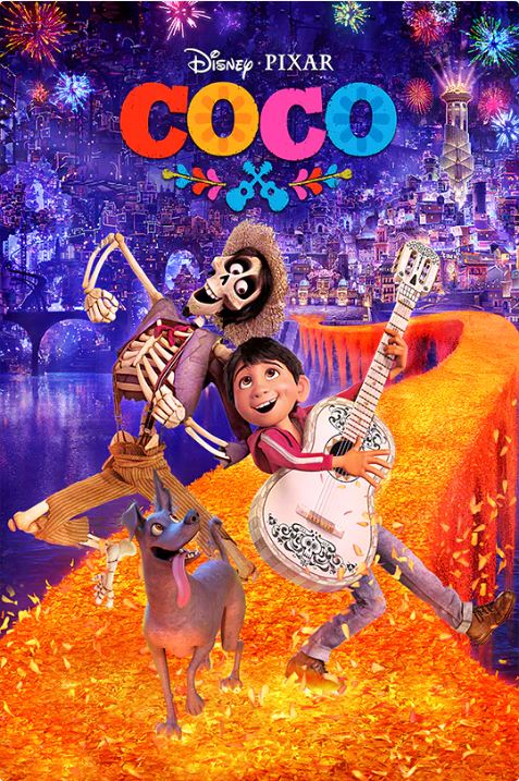 Cover art for Disney Pixar's 2017 Film 'Coco'