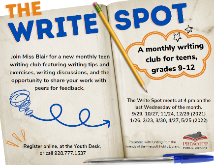 The Write Spot: Teen Writing Club 