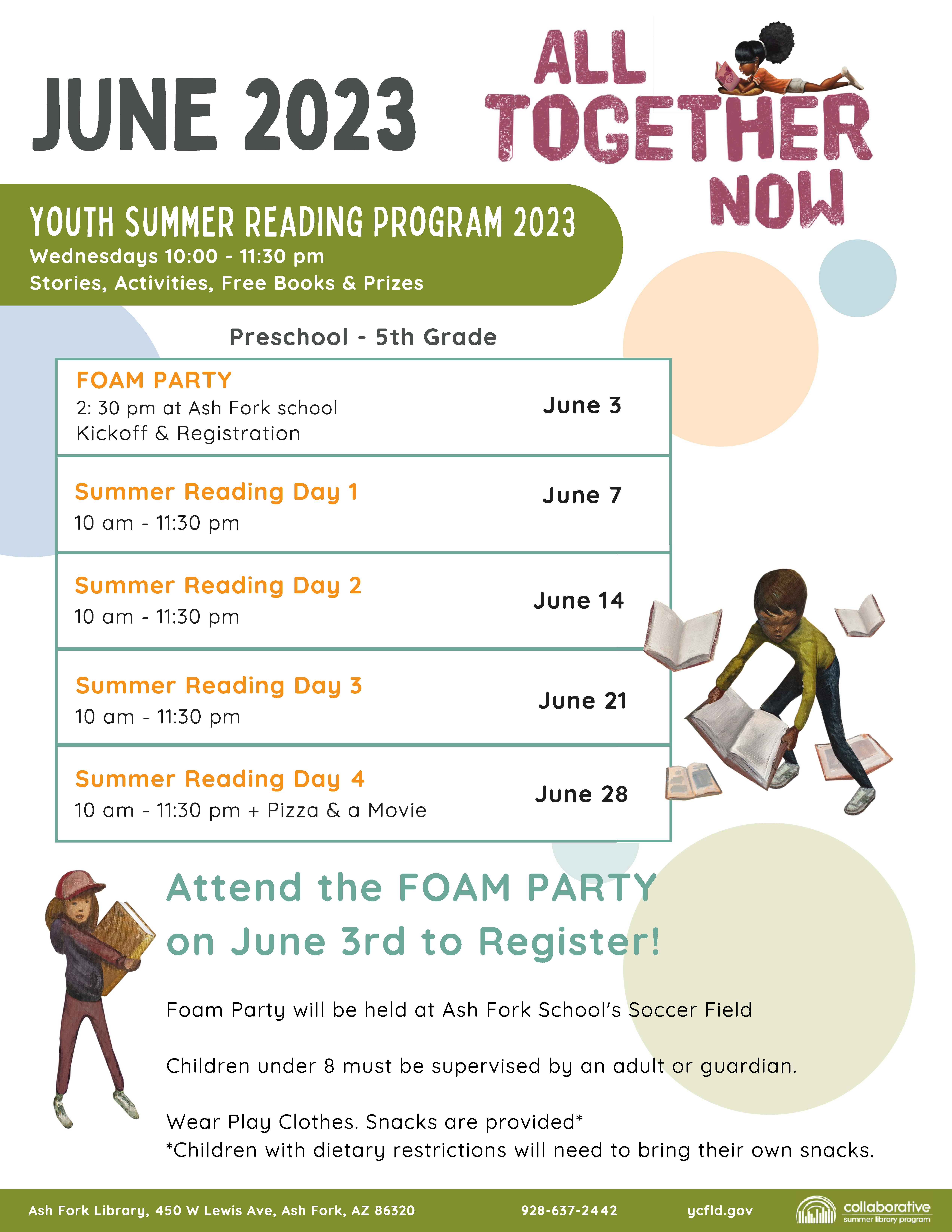 Summer Reading Program Flyer