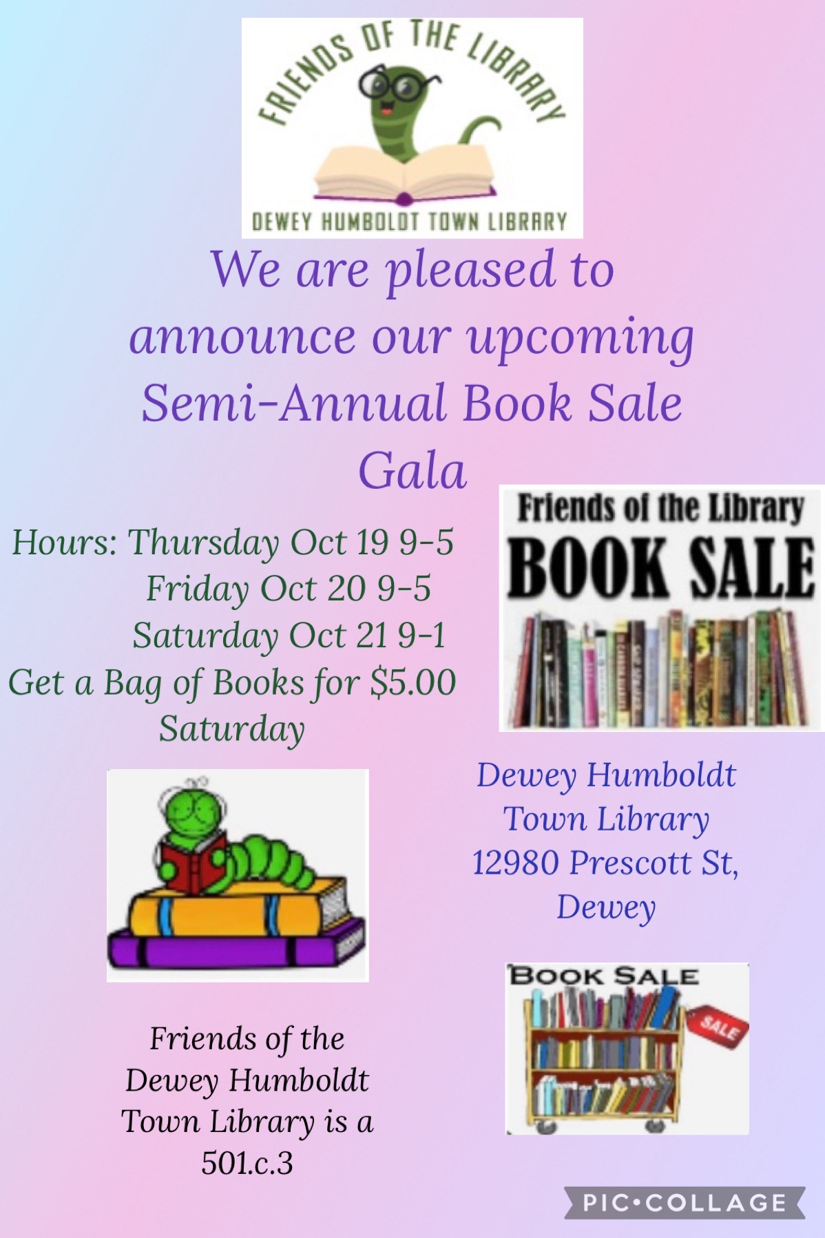 Semi-Annual Book Sale Gala