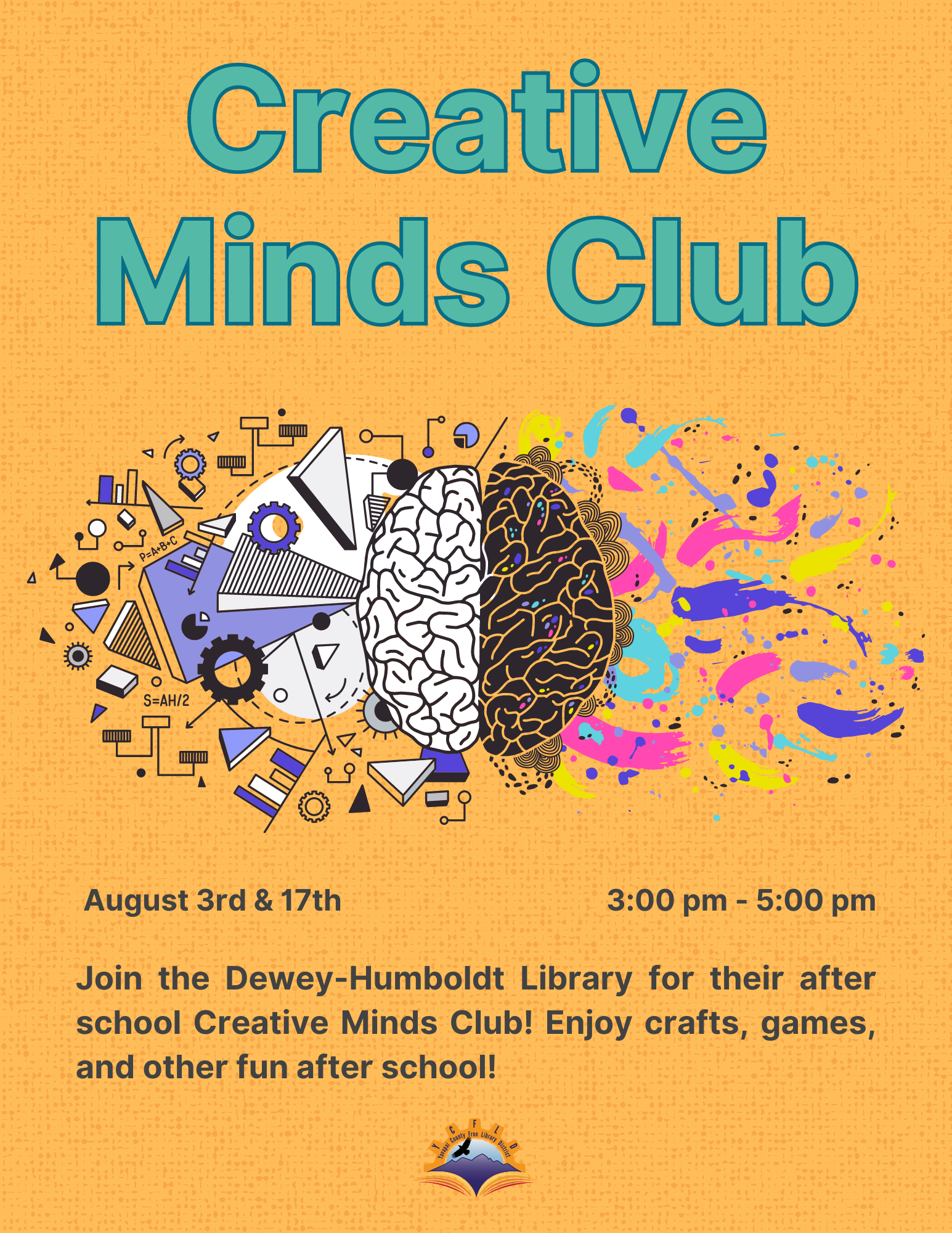 Creative Minds Club flyer