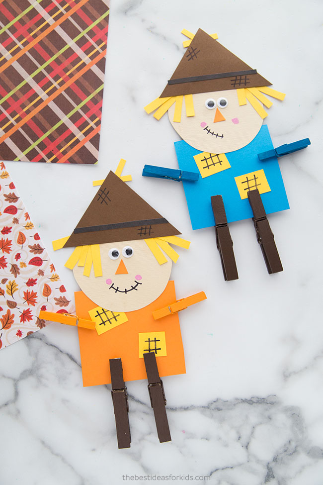 Scarecrow Clothespin Characters