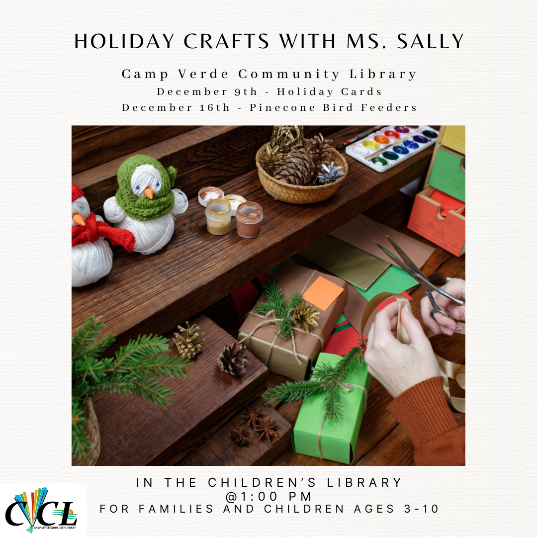 Holiday Craft Flyer - Children's Library 2023