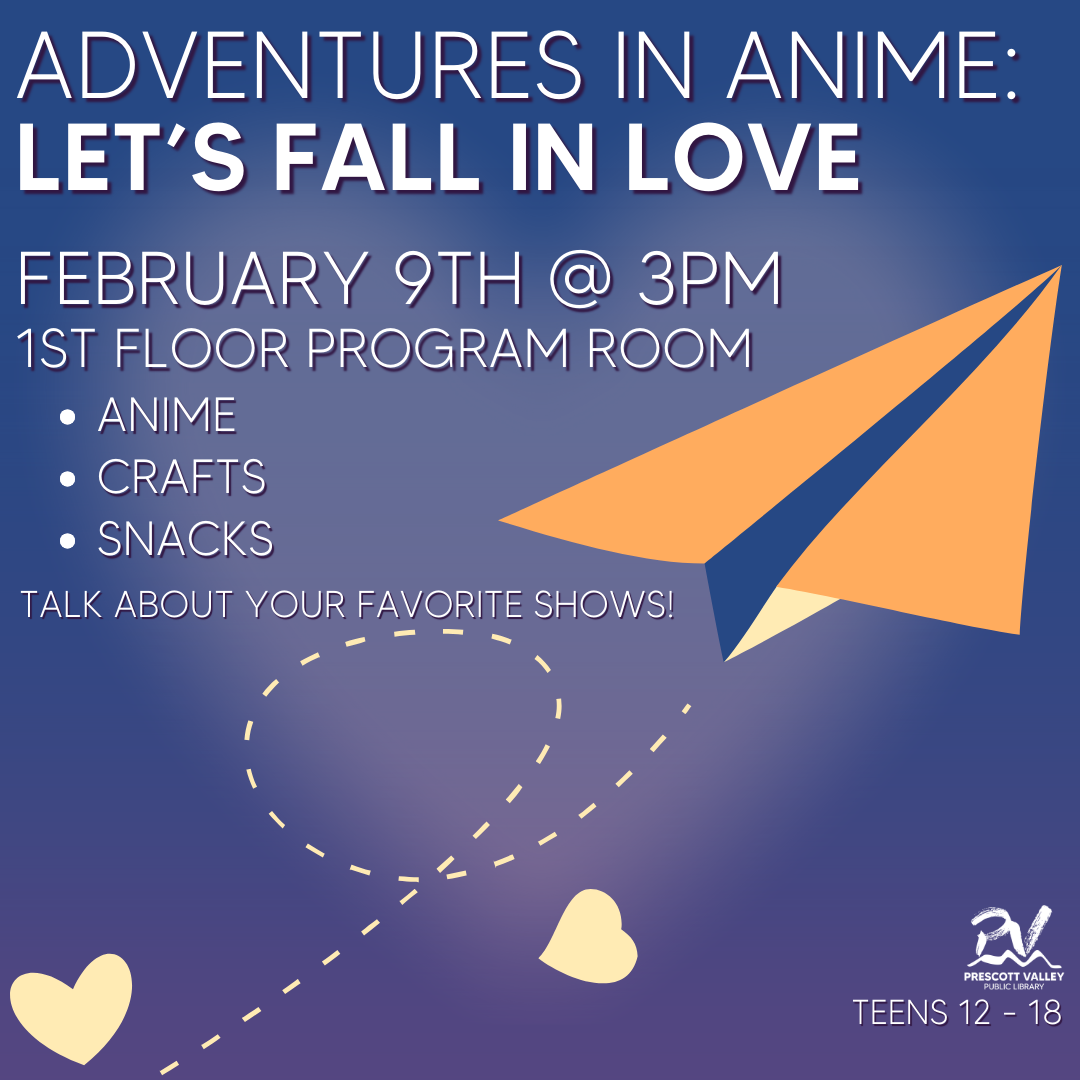Anime Poster with words: Let's Fall in Love