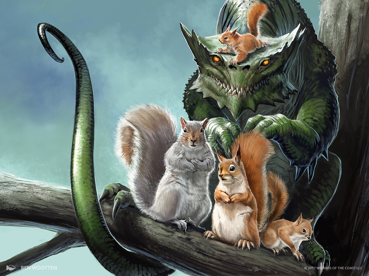 Squirrels with Monster