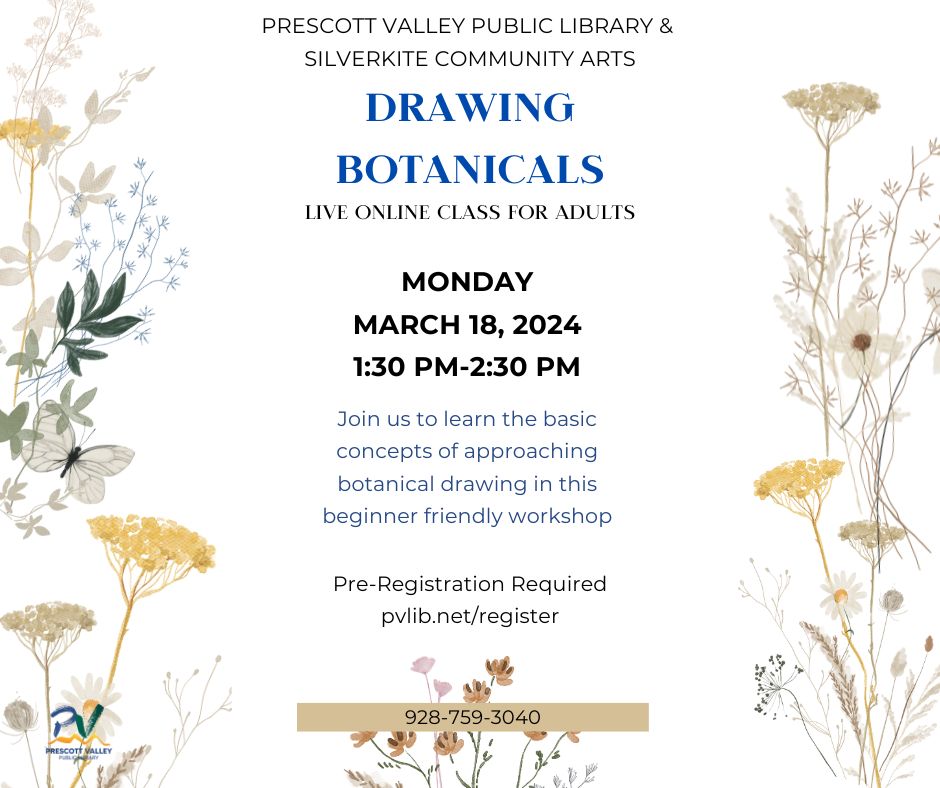 March 18th, 2024 Drawing Botanicals