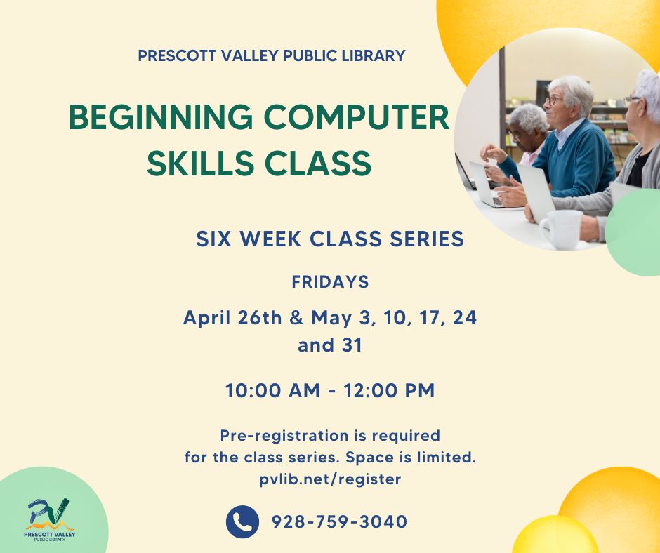 April Beginning Computer Skills Class