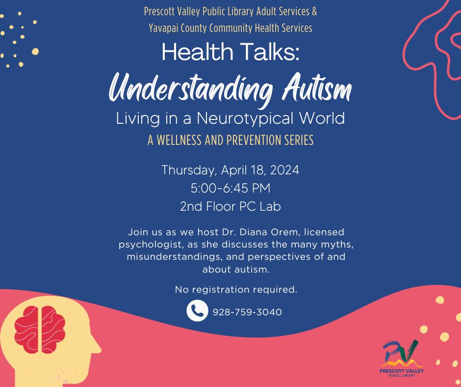 health talks, Understanding Autism April 18th, 2024