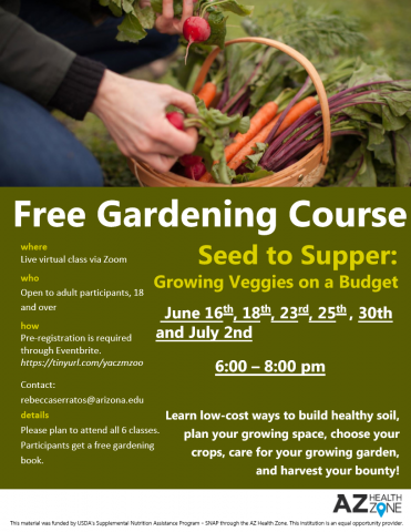 Gardening Course Flyer