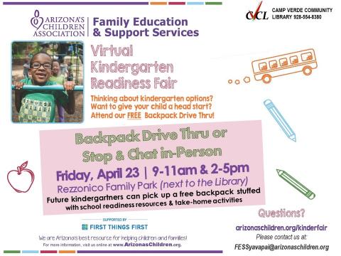 Kinder Readiness Fair flyer