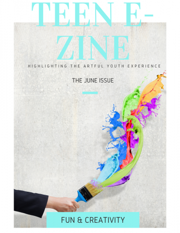 June E-Zine Cover; theme: fun & creativity