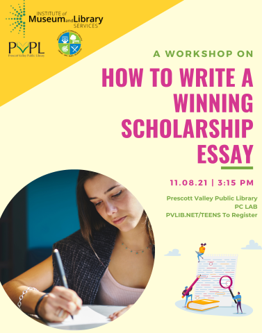 How to write a winning scholarship essay poster