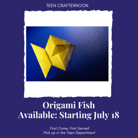 Origami Fish Poster