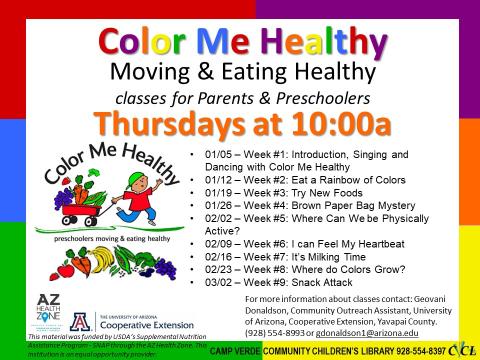 color me health flyer