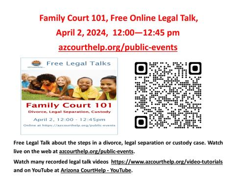 poster of legal talks