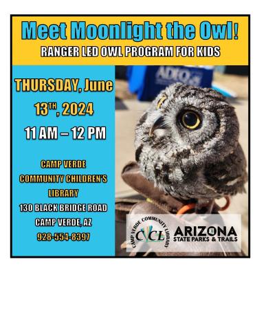 picture of screech owl and information about program