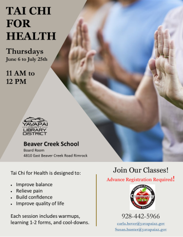Tai Chi for Health at the Beaver Creek Library 
