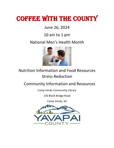 Coffee with the County flyer
