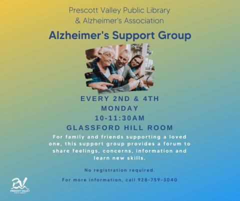 Alzheimer's Support Group, August 12th, 2024