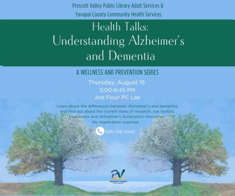 Health Talks Alzheimer's August 15th 2024