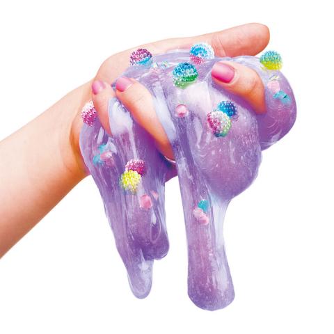 hand holding dripping slime