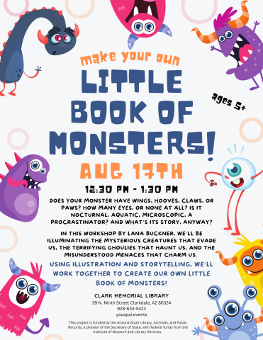 Little Book of Monsters flyer