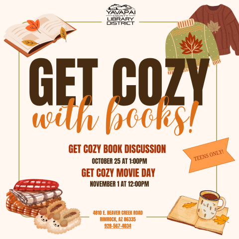 Beaver Creek Get Cozy with Books Flyer