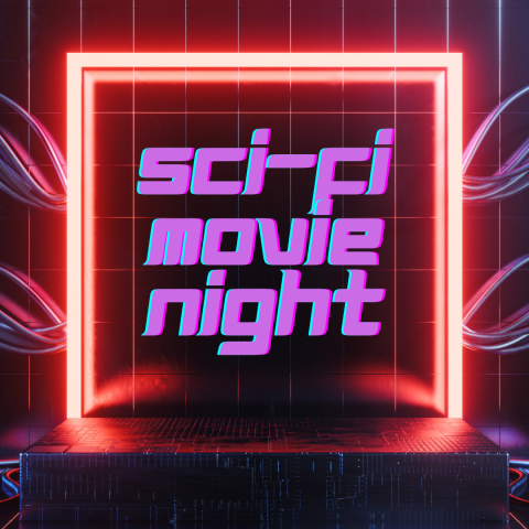 Sci-Fi Movie Night Poster