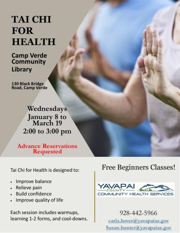 Tai Chi Class Flyer