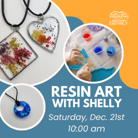 image of necklaces made with flowers and color in resin