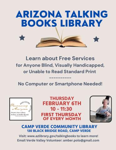 Talking Book Library flyer