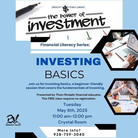 event poster with pictures of people looking at paperwork